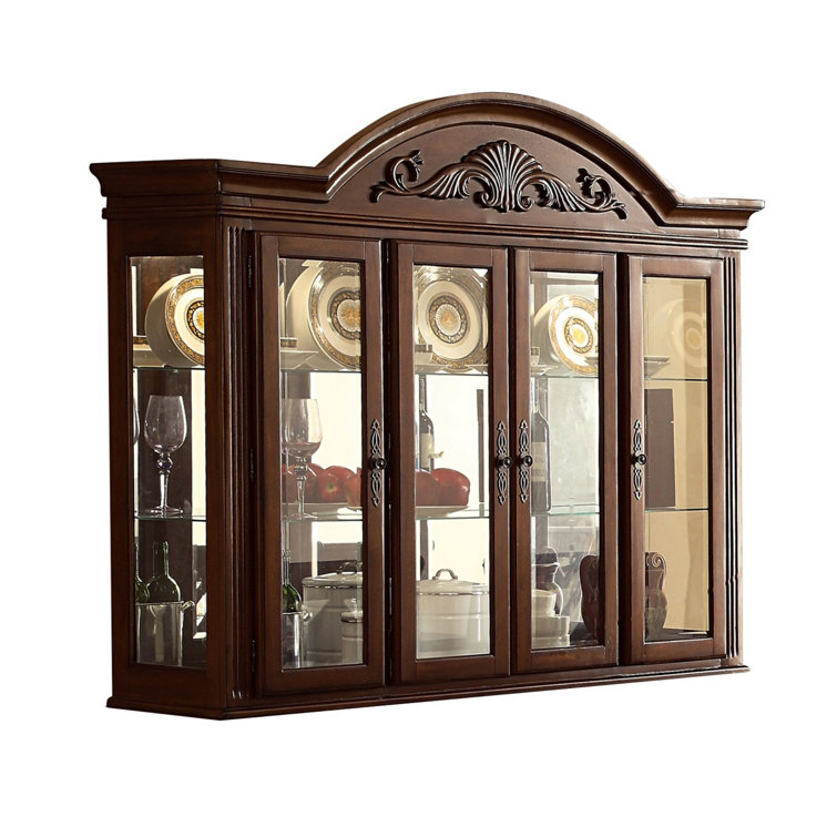 World Menagerie 60'' Wide Solid Wood Dining Hutch Wayfair Canada